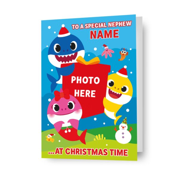 Baby Shark Personalised Christmas Card For Discount