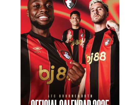 BOURNEMOUTH AFC 2025 A3 CALENDAR For Discount