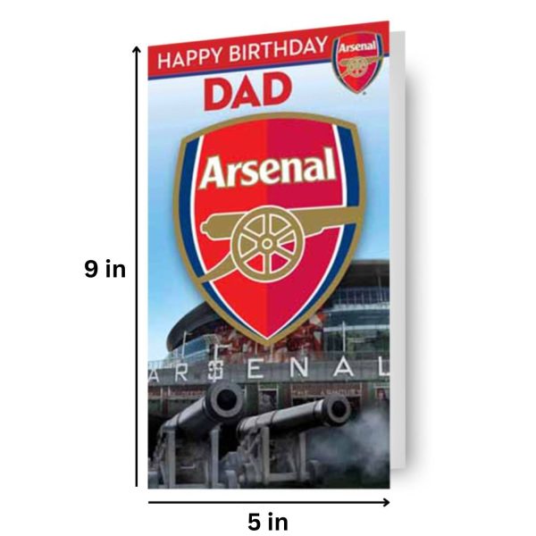 Arsenal FC  Dad  Birthday Card For Cheap