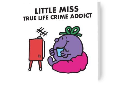 Mr Men & Little Miss Personalised  True Life Crime Addict  Birthday Card Cheap