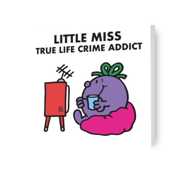 Mr Men & Little Miss Personalised  True Life Crime Addict  Birthday Card Cheap