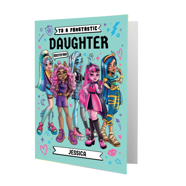 Monster High Personalised Relation Birthday Card Online Sale