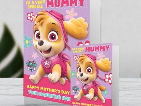 Paw Patrol Giant Personalised  Very Special Mummy  Mother s Day Card Hot on Sale