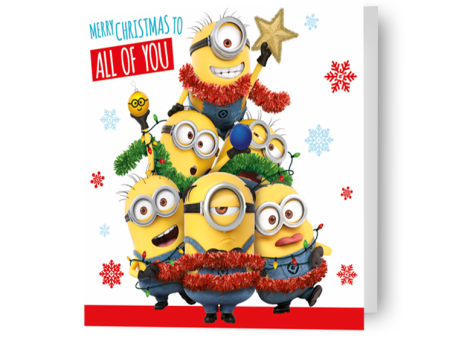 Despicable Me Minions  To All Of You  Christmas Card Online Hot Sale