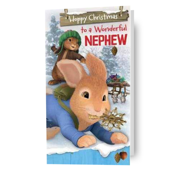 Peter Rabbit  Nephew  Christmas Card Supply