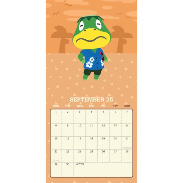 ANIMAL CROSSING 2025 SQUARE CALENDAR on Sale