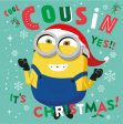 Despicable Me Cousin Christmas Card Supply