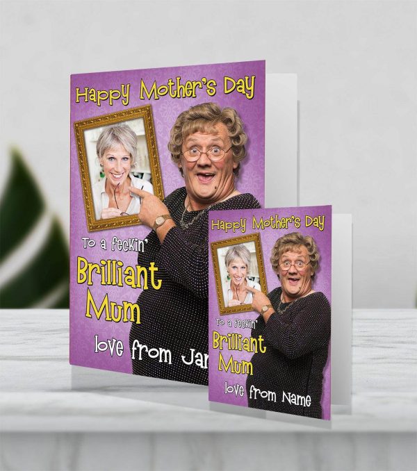 Mrs Brown s Boys Giant Personalised  Brilliant Mum  Mother s Day Photo Card For Sale