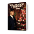 Peaky Blinders Personalised  Blinding  Christmas Card on Sale