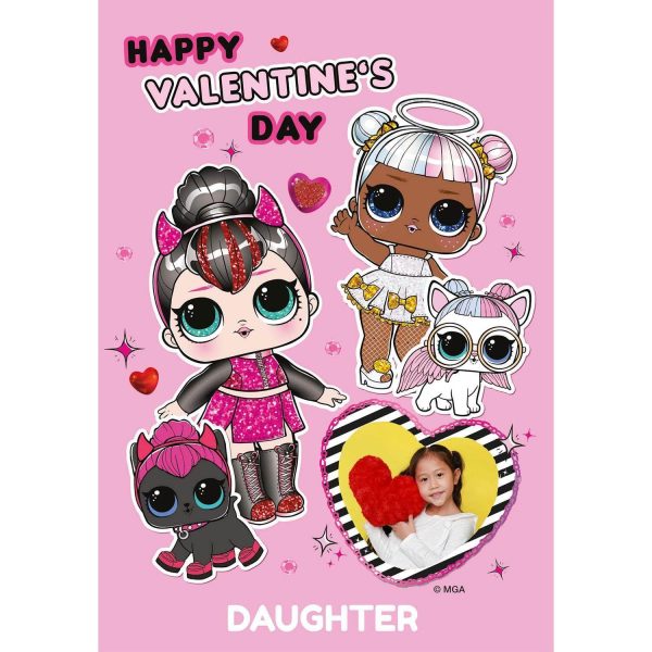 LOL Surprise Personalised  Galentine s  Valentine s Day Photo Card For Discount