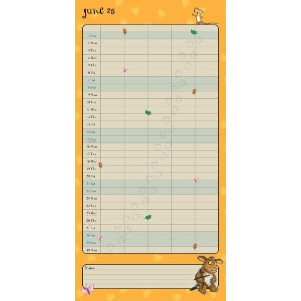 THE GRUFFALO 2025 FAMILY ORGANISER CALENDAR For Cheap