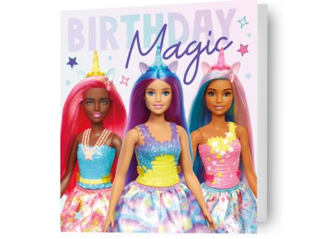 Barbie Unicorn Birthday  Magic  Card Supply