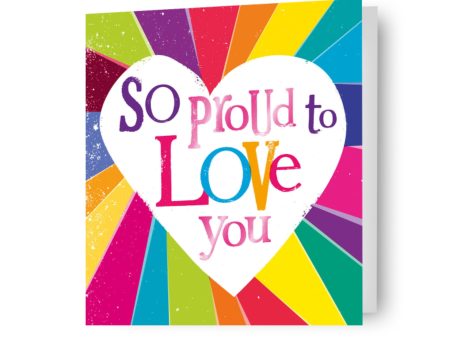 Brightside  So Proud to Love You  Valentine s Day Card For Discount