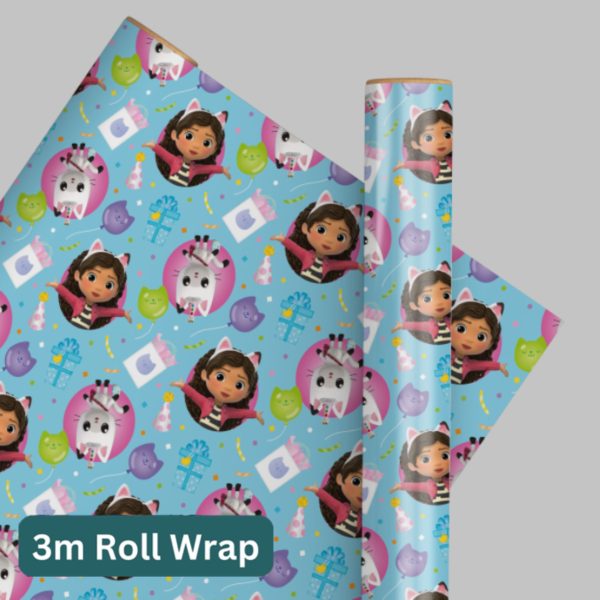 Gabby s Dollhouse 3m Roll Wrapping Paper Online Sale