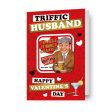 Only Fools and Horses  Triffic Husband  Valentine s Day Card with Detachable Coaster Online Sale