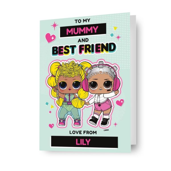 LOL Surprise Personalised  Best Friend  Mother s Day Card Online Sale