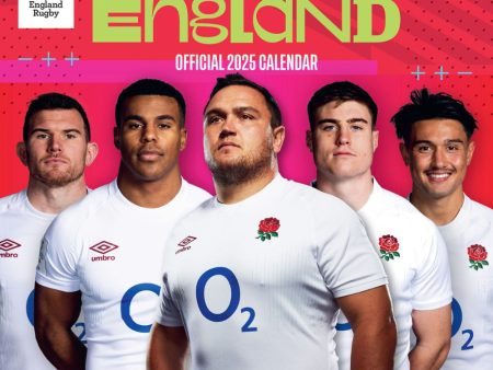 ENGLAND RUGBY UNION 2025 SQUARE CALENDAR Cheap