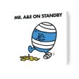 Mr Men & Little Miss Personalised  Mr A&E  Birthday Card Discount