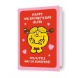 Mr Men & Little Miss Personalised  Little Miss Sunshine  Valentine s Day Card Online now