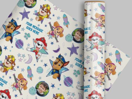 Paw Patrol Personalised Wrapping Paper Fashion