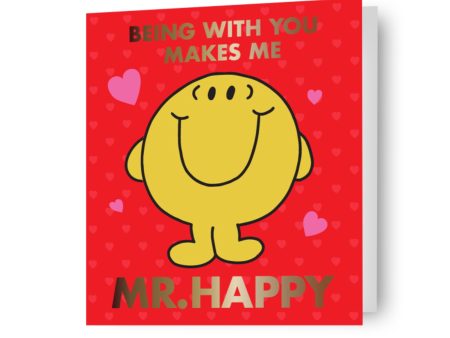 Mr Men & Little Miss  Mr. Happy  Valentine s Day Card For Sale