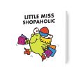 Mr Men & Little Miss Personalised  Shopaholic  Birthday Card Fashion