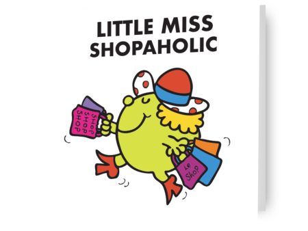 Mr Men & Little Miss Personalised  Shopaholic  Birthday Card Fashion