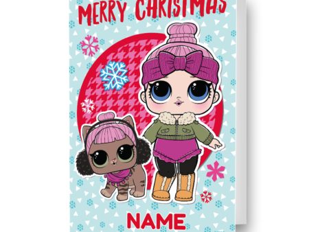 LOL Surprise Personalised Christmas Card For Discount