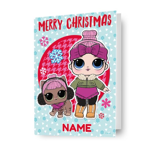 LOL Surprise Personalised Christmas Card For Discount