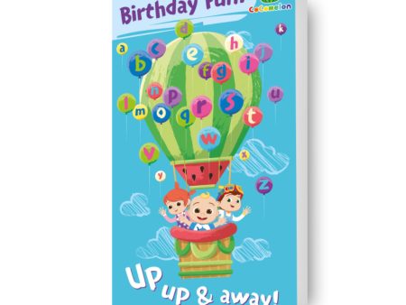 CoComelon Hot Air Balloon Birthday Card For Sale