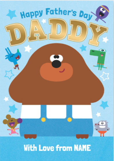 Hey Duggee Personalised Father s Day Card For Sale