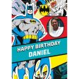 Batman Personalised Comic Birthday Card Discount