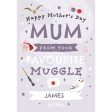 Harry Potter Personalised  Favourite Muggle  Mother s Day Card Online