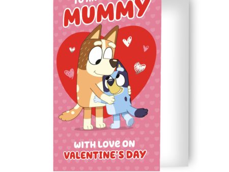 Bluey  Mummy  Valentine s Day Card Hot on Sale