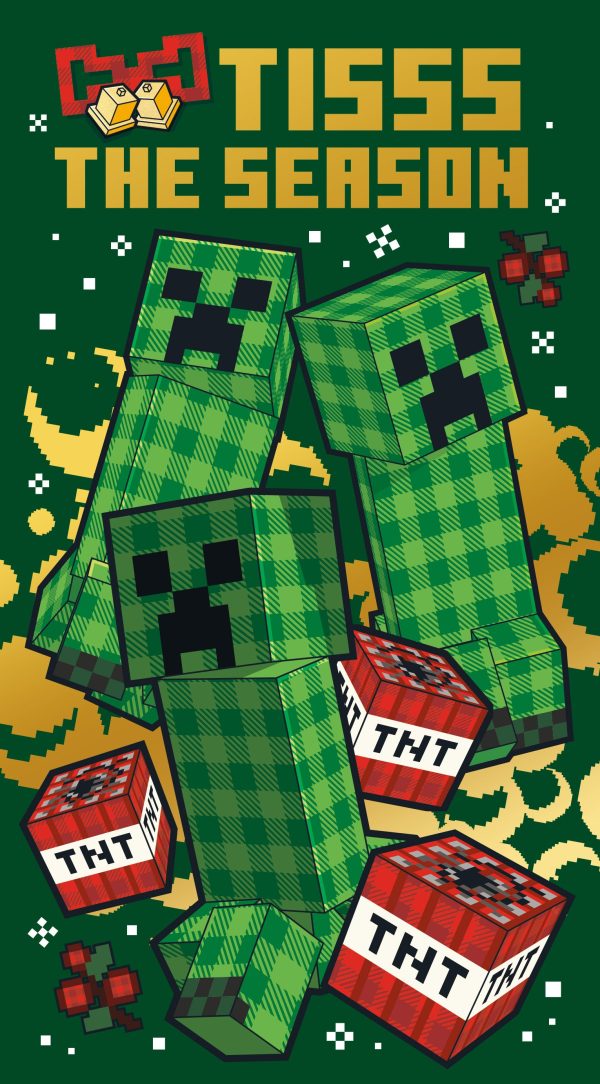 Minecraft Generic Christmas Card on Sale