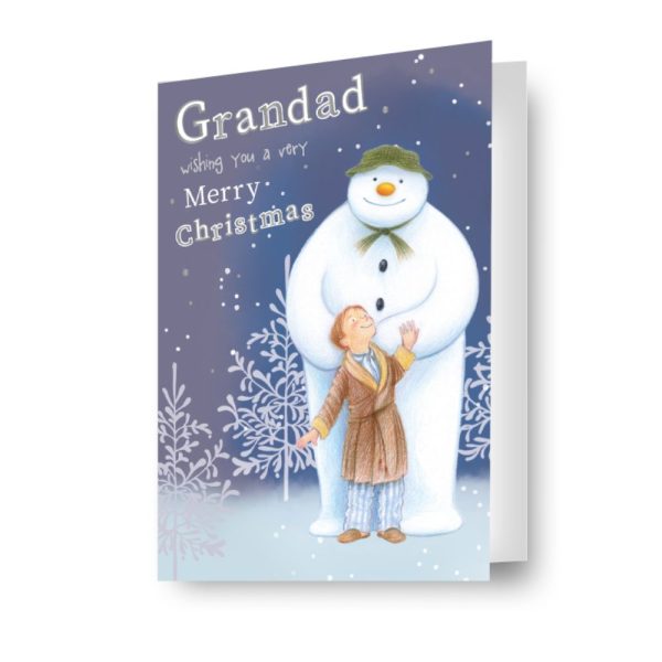 The Snowman Grandad Christmas Card For Discount