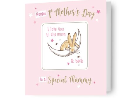 Guess How Much I Love You 1st Mother s Day Card with Coaster on Sale