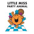 Mr Men & Little Miss Personalised  Party Animal  Birthday Card Online Sale