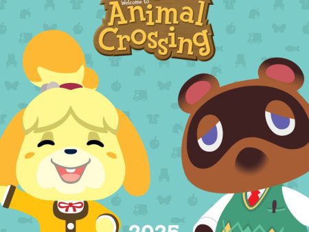 ANIMAL CROSSING 2025 SQUARE CALENDAR on Sale