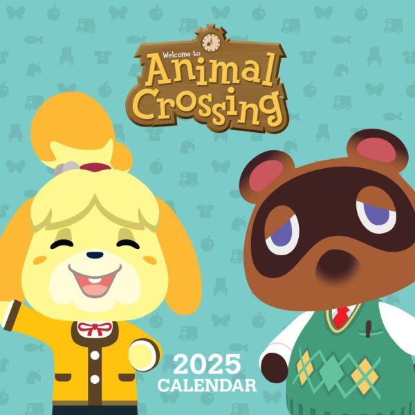 ANIMAL CROSSING 2025 SQUARE CALENDAR on Sale