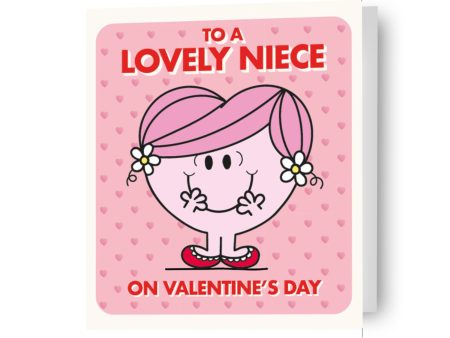 Mr Men & Little Miss  Lovely Niece  Valentine s Day Card For Discount