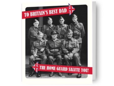 Dad s Army  Best Dad  Father s Day Card Online Sale