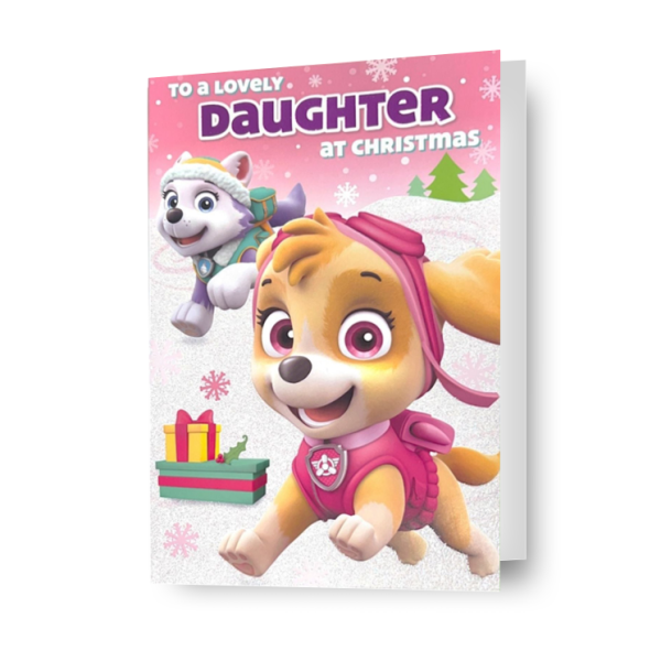 Paw Patrol  Daughter  Christmas Card Hot on Sale