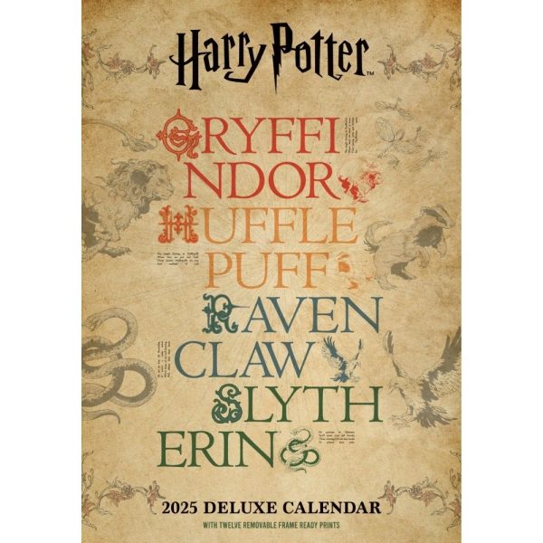 HARRY POTTER MOVIE 2025 A3 DELUXE CALENDAR Hot on Sale