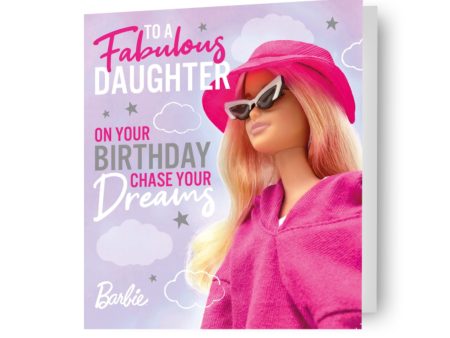 Barbie  Fabulous Daughter  Birthday Card Supply