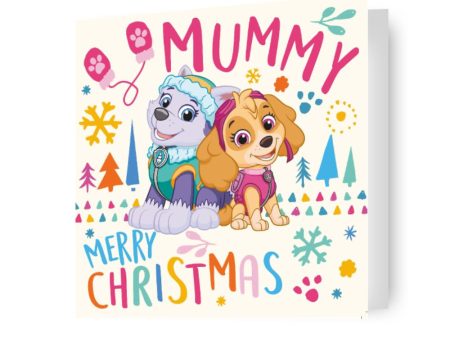 Paw Patrol Mummy Christmas Card Hot on Sale