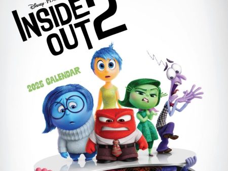 DISNEY INSIDE OUT 2 MOVIE 2025 SQUARE CALENDAR on Sale