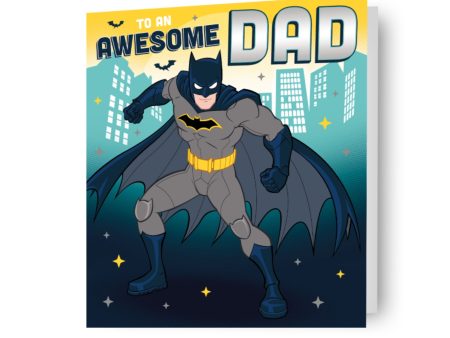 Batman  Awesome Dad  Father s Day Card Online Hot Sale