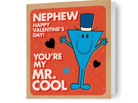 Mr Men & Little Miss  Nephew You re My Mr. Cool  Valentine s Day Card Fashion