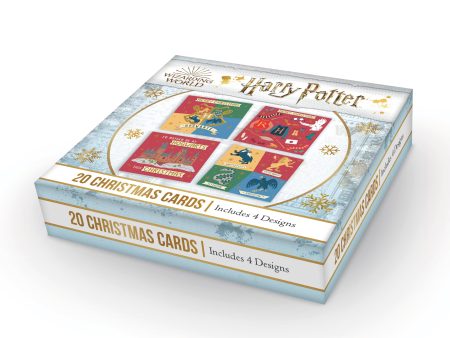 Harry Potter Multipack of 20 Christmas Cards For Sale